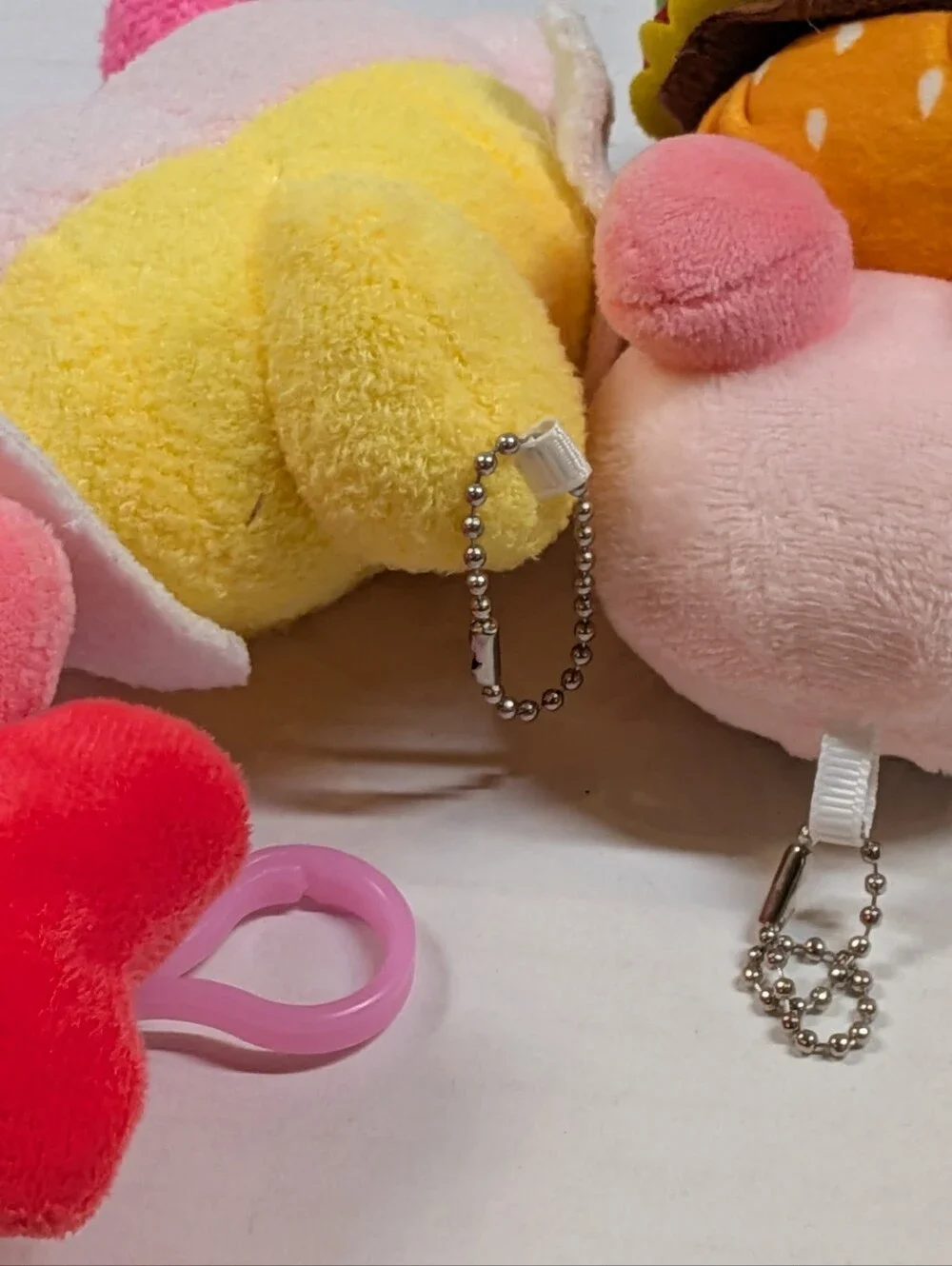 Kirby plush Keyring Lot of three